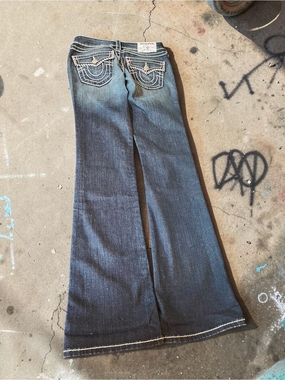 True Religion Women's Dark Blue Boot Cut Jeans - Picture 5 of 15
